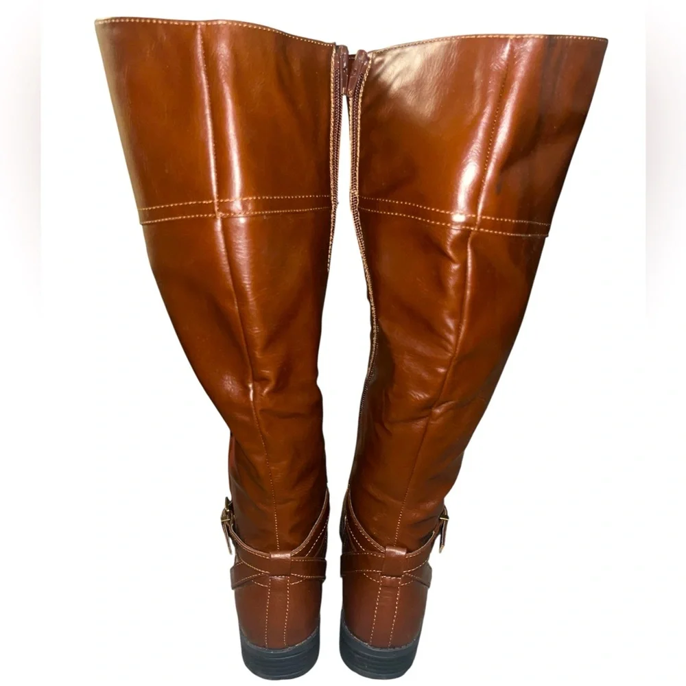 TOETOS Women’s Circo Brown Knee High Riding Boots